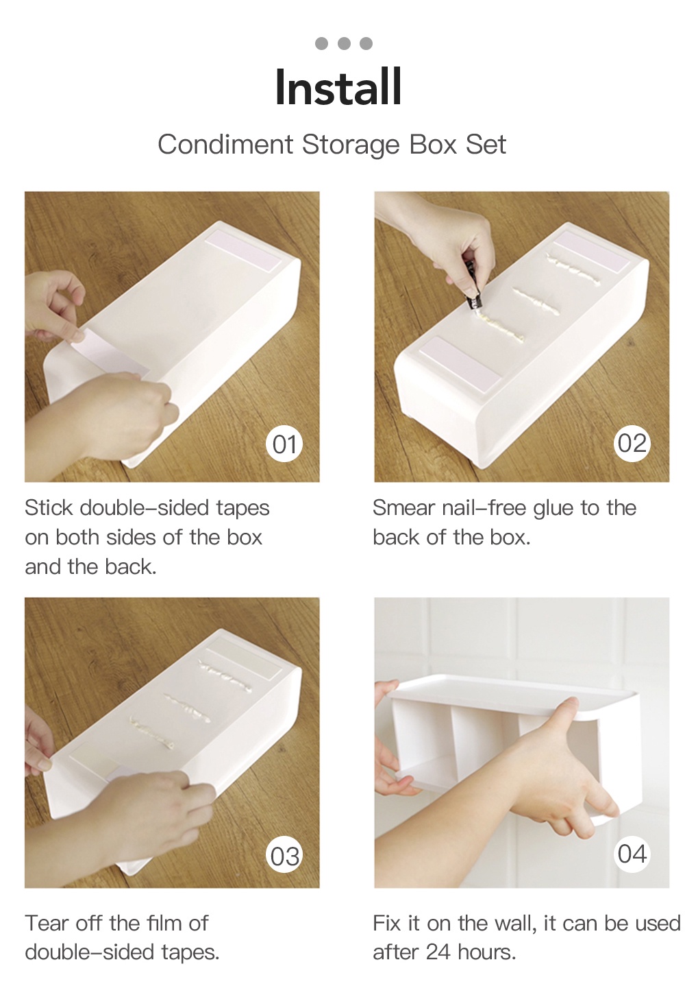 Kitchen Condiment Storage Box-7